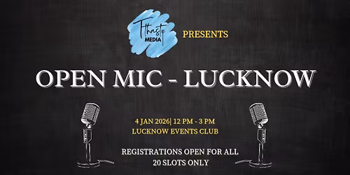 Open Mic Lucknow - Sunday