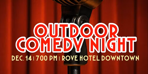 OUTDOOR COMEDY NIGHT: 1 MINUTE TO KRUSHIT'