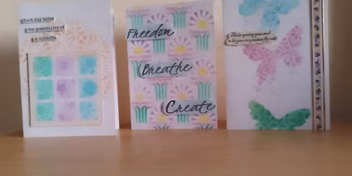 Layering stencils Card Making Workshop