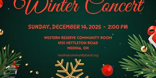 Medina Community Band Winter Concert