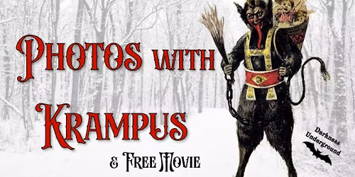 Photos with Krampus & Free Movie