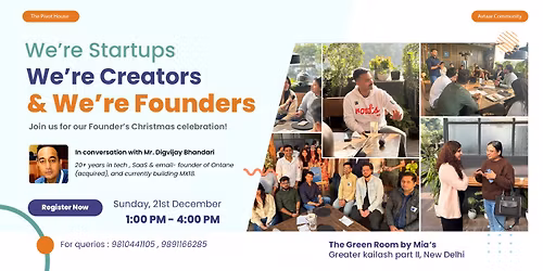 We Are Startups, Creators & Founders - Christmas Special 2025