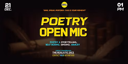 Poetry Open Mic Event