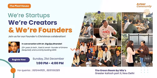 We Are Startups, Creators & Founders - Christmas Special 2025