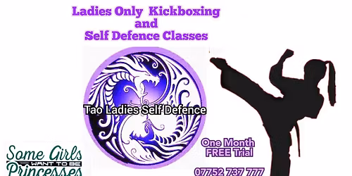 Ladies Self defence workshop. 2 hours.