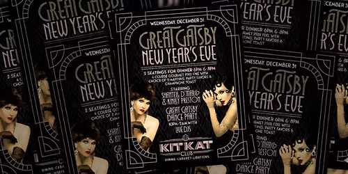 The Great Gatsby New Year's Eve 2026