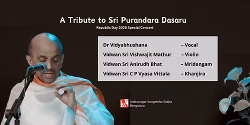 A Tribute to Sri Purandara Dasaru