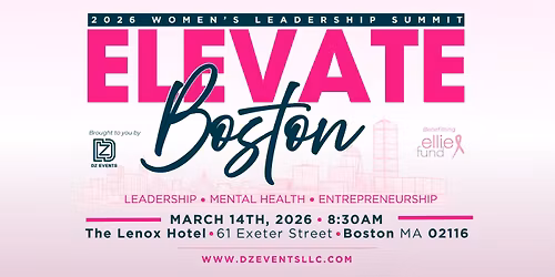 ELEVATE BOSTON: WOMEN'S LEADERSHIP SUMMIT