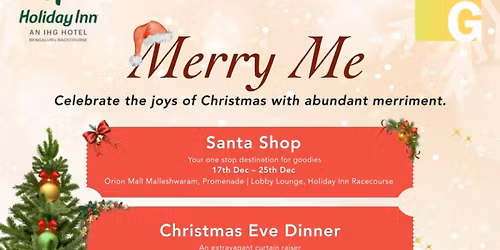 Celebrate the Magic of Christmas at Caf\u00e9 G, Holiday Inn Bengaluru Racecourse