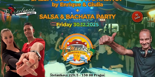 SALSA CUBANA WORKSHOP + SALSA & BACHATA PARTY