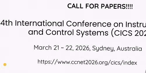 14th International Conference on Instrumentation and Control Systems (CICS 2026)