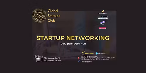GLOBAL STARTUPS CLUB l STARTUP NETWORKING Gurugram 2026