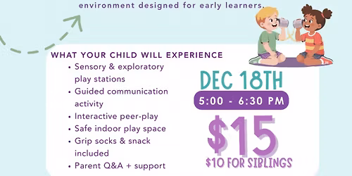 Little Learners Play & communication  Group