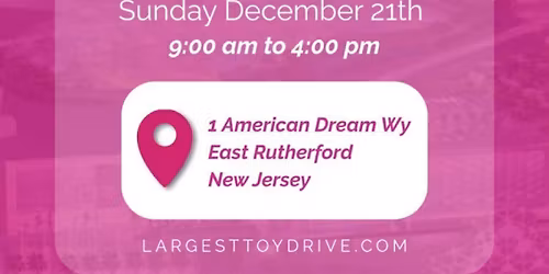 The World's Largest Toy Drive Comes to American Dream Mall