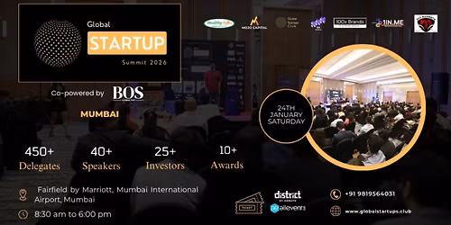 Global Startup Summit 2026 | Mumbai