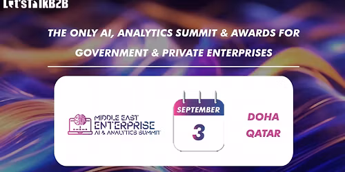 14th MIDDLE EAST ENTERPRISE AI & ANALYTICS SUMMIT