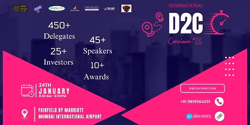International D2C Conclave'26 | Mumbai 2026