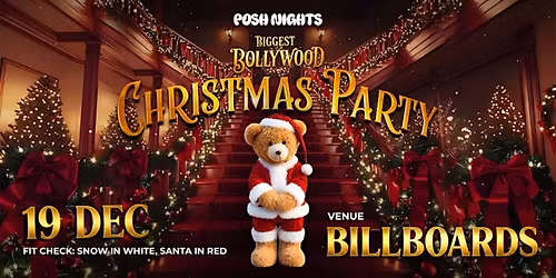 Biggest Bollywood Christmas Party