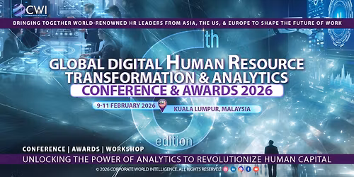 6th Edition Global Digital Human Resource Transformation and Analytics Conference and Awards 2026