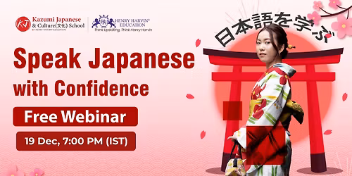 \ud83d\ude80 Level Up Your Career with Japanese \u2013 Free Live Webinar!