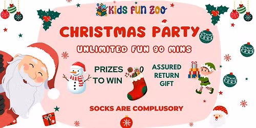 Christmas Party for Kids | Indoor Playarea | Gifts and Games 
