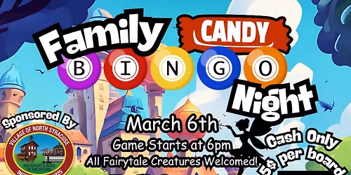 Fairytale Family Candy Bingo Night