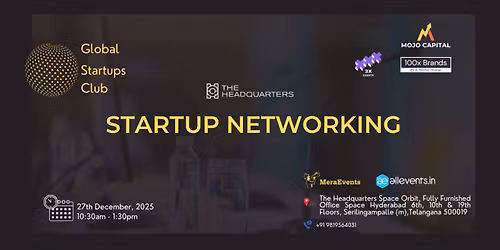 GLOBAL STARTUPS CLUB l STARTUP NETWORKING Hyderabad