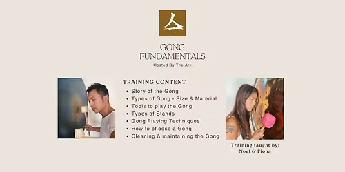 Unlock the Magic of Sound: Gong Fundamentals Workshop