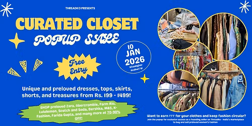Threadko Curated Closet Popup Sale