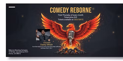 Comedy Reborne headlining Danny Minch