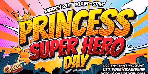 Princess Superhero Day at Volo Museum