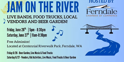 Jam on The River 2026 - Live Music & Family Friendly Festival