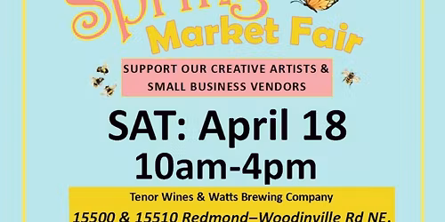 Woodinville Market Fair: Spring April event