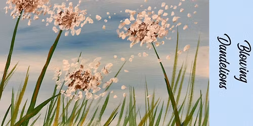 Beyond the Spectrum Art Program - Blowing Dandelions Acrylic
