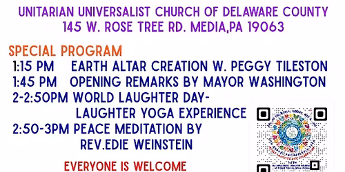 World Laughter Day 2026- 11th Philadelphia Area World Laughter Day Celebration