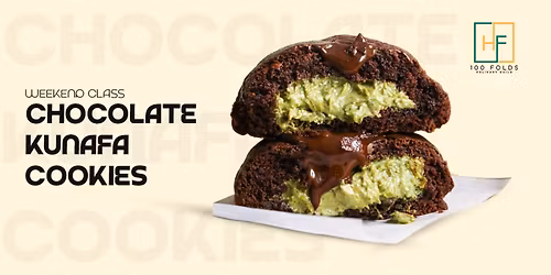 Chocolate Kunafa Cookies