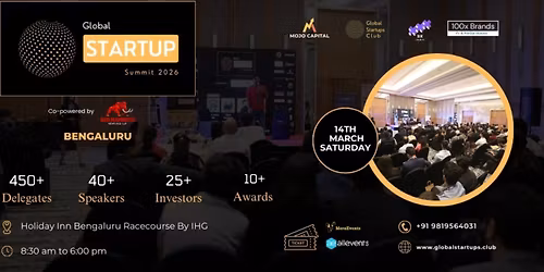 Global Startup Summit 2026 | Bengaluru