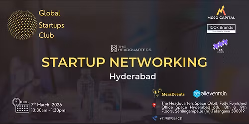 GLOBAL STARTUPS CLUB l STARTUP NETWORKING Hyderabad 2026
