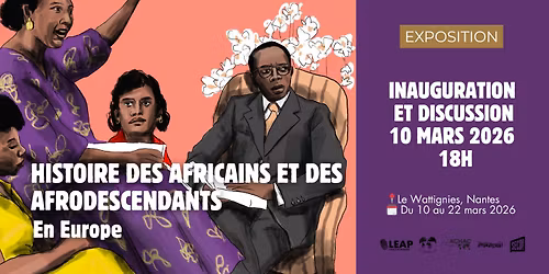 Inauguration et discussion autours de l'exposition "Histoire des Afrodescendants en Europe"