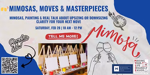 Mimosas, Moves & Masterpieces | Paint & Sip for Your Next Chapter