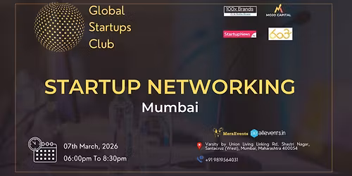 GLOBAL STARTUPS CLUB l STARTUP NETWORKING Mumbai 2026