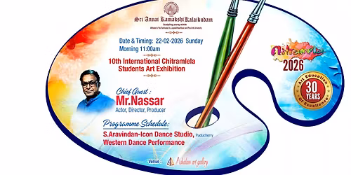 Chitramela 2026 \u2013 10th International Students Art Exhibition