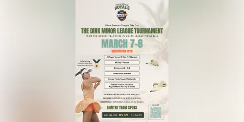 Palm Beach Royals Dink Minor League Pickleball Tournament