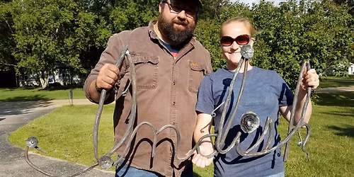 Intro to Blacksmith and Welding, sculpture build