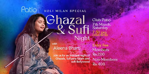 Ghazal & Sufi Night with Aleena Bharti