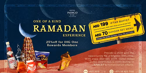 A ONE OF A KIND RAMADAN IFTAR EXPERIENCE