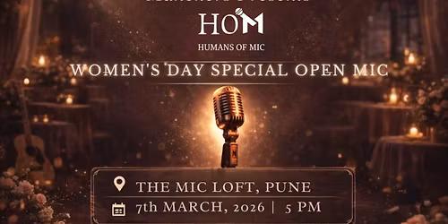 Women\u2019s Day Special Open mic | Humans of Mic | Pune Edition