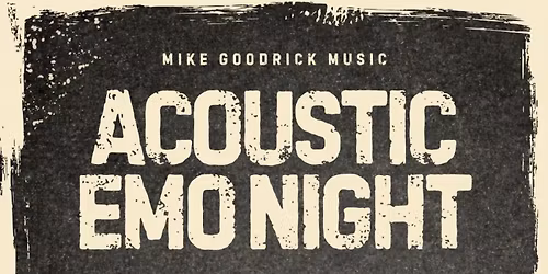 Acoustic Emo Night at Wicked Rain