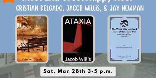 Author Meet & Greet w\/ Cristian Delgado, Jacob Willis, & Jay Newman