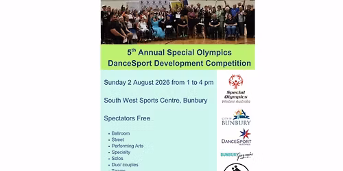 Free 5th Annual Special Olympics DanceSport Development Competition